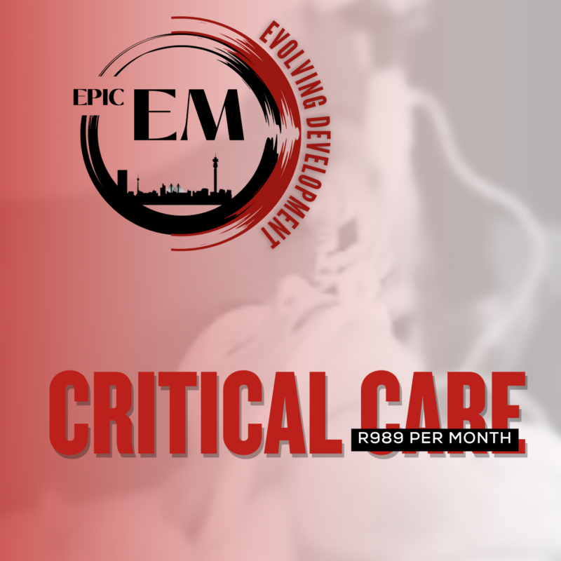 EPIC EM Evolving Development - Critical Care Package