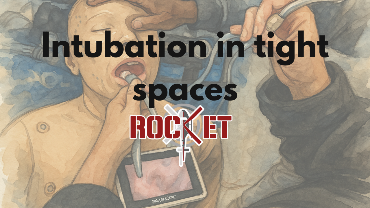 Intubation in tight spaces